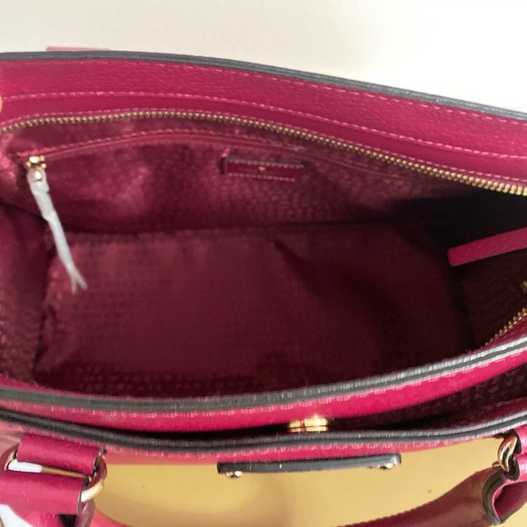 Kate Spade Burgundy satchel purse - Picture 8 of 9